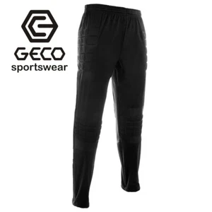 Geco Fußball Torward Hose Euros mit Kniepolster schwarz XXXS - XXL SALE - Bild 1 von 4