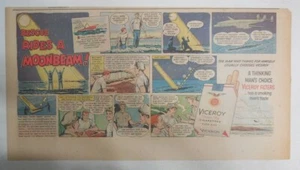 Viceroy Cigarette Ad: "Moonbeam Rescue!" 1940's-60's Size: 7.5 x 15 inches - Picture 1 of 6