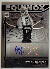 2022-23 Panini Flux Dyson Daniels Equinox Auto Rookie RC Pelicans EA-DYD
