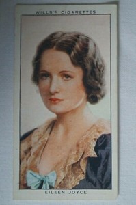 Radio Celebrities Vintage 1934 Pre WWII Wills Collector Card Eileen Joyce