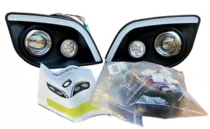 Red Hawk LGT-412L Headlights Compatible With Replacement For E-Z-Go Express - Bild 1 von 12