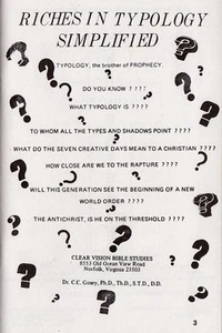 RICHES IN TYPOLOGY SIMPLIFIED - Picture 1 of 1