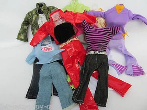 12" DOLL'S SIZED DRESS CLOTHING JEANS & TOP BLOUSE SHIRT OUTFIT UKSELL FREE P&P - Picture 1 of 5