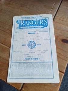 1958/59 Rangers V Raith Rovers Scottish League Cup 27/8/1958 (22) - Picture 1 of 5