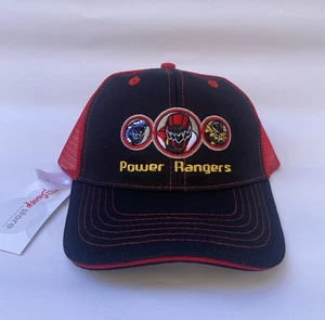 Power Rangers Vintage Disney Store Snapback Cap Trucker Jugend Alter 3-6 Mütze, Neu mit Etikett - Bild 1 von 7