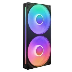 NZXT F240 RGB Core - 240mm Single-Frame Fan Unit with 2 x 120mm RGB Fans - Speed - Afbeelding 1 van 9