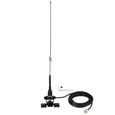 VHF UHF Dual Band Mobile Radio Bracket Antenna for Amateur Radio Two-Way Radios - Image 1 of 4