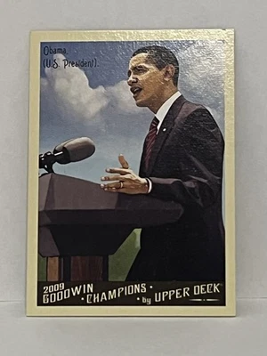 Barack Obama 2009 Upper Deck Goodwin Champions #44 President - Image 1 of 2