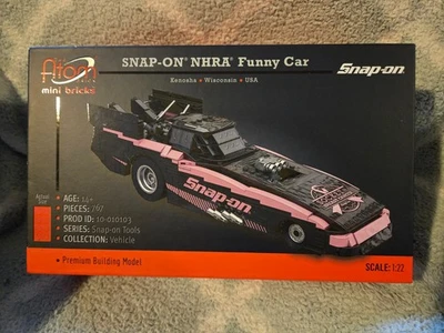 Snap-on NHRA PINK Funny Car BCA 2024 Atom Brick Building Set SSX24P139 Sealed - Image 1 of 4
