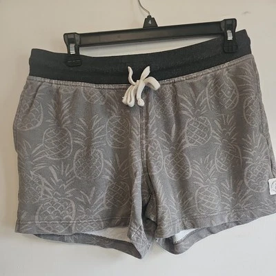 Chubbies Lounge Shorts Men’s Small Gray Tan Pineapple Drawstring 5.5" Inseam  - Изображение 1 из 4