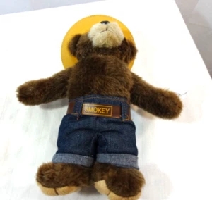 Peluche Orso Fumè Vintage 9" Smokey L'Orso Da Collezione - Foto 1 di 4