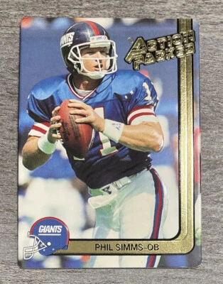 Phil Simms 1991 Action Packed Giants #188  *F627* - Image 1 of 2