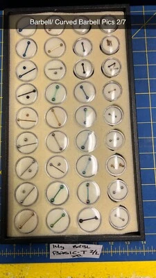 Huge Wholesale Body Jewelry Lot: 5,000 pcs Barbells/Curved Barbells - Image 1 of 4