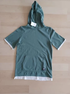 NEU m. Etikett - H&M - toller Hoody Sweatshirt Kurzarm - Gr. 158 164 - grün - Bild 1 von 1