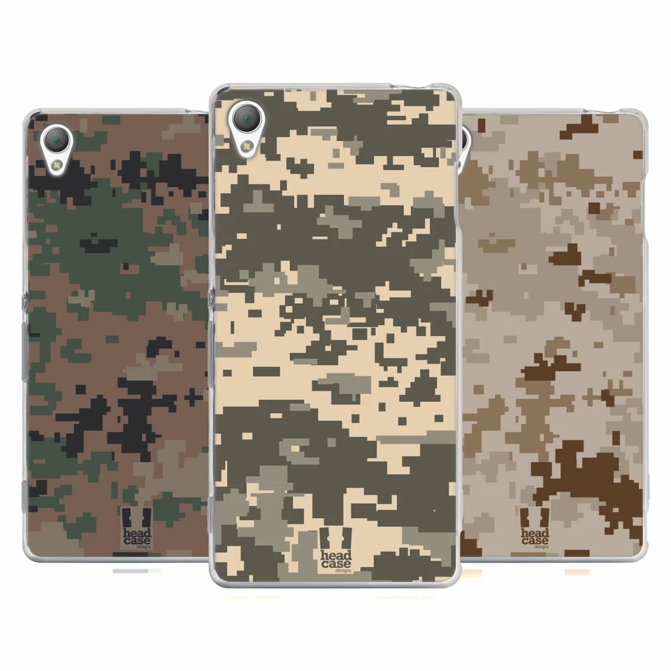 HEAD CASE MILITAR CAMUFLAJE SERIE 2 ESTUCHE GEL Y PAPEL PINTADO PARA SONY XPERIA Z3 Foto 1 de 4