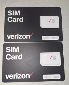 Verizon Triplicate SIM Card - Newest Version CDMA 4G/5G Contract Activation - Picture 1 of 2