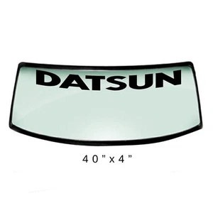 Fits: DATSUN windshield banner sticker decal (many color choices) - Picture 1 of 2