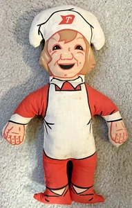 VINTAGE ADVERTISING TASTYKAKE  13" CHEF CLOTH DOLL - Picture 1 of 6