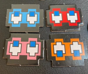 2020 Pac-Man Board Game Lot 4 Ghost Eyes Pac Man TOKEN Replacement Part PARTS - Picture 1 of 1