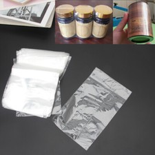100 Pcs 4 x 6 Inch Clear Heat Shrink Wrap Bags for Soaps Candle Jars Small Gifts