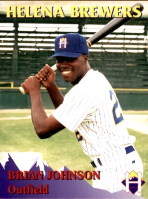 1995 Helena Brewers Team Issue #10 Brian Johnson Birmingham Alabama AL Card - Image 1 of 2