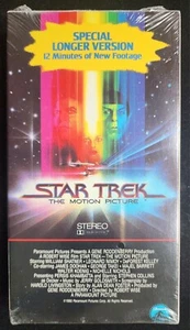 1988 Vintage Star Trek The Motion Picture VHS Sealed White Watermark Very Nice! - Picture 1 of 6