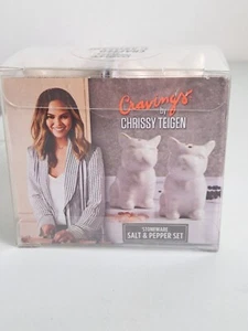 CRAVINGS CHRISSY TEIGEN BOSTON TERRIER FRANZÖSISCHE BULLDOGGE Salz & Pfefferstreuer NEU - Bild 1 von 6
