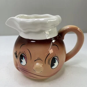 Vintage Kitchen PY Unagco "Oh My It's A Fly" Anthropomorphic Chef Creamer - Picture 1 of 10
