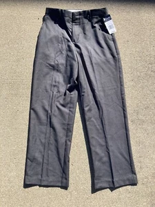 Chaps Boys Dress Pants New Size 10 Reg Wool Blend Dark gray Charcoal - Picture 1 of 10