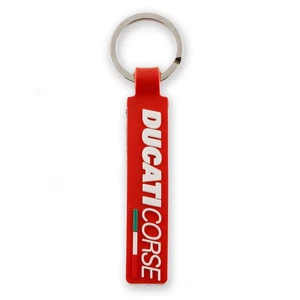 Genuine Ducati Corse Red Rubber Strap Key Ring Keyring Panigale Monster 899 1299 - Picture 1 of 1