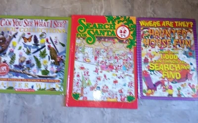 Where Are They Haunted House, Search For Santa & Can You See What I See  Books  - Image 1 of 4