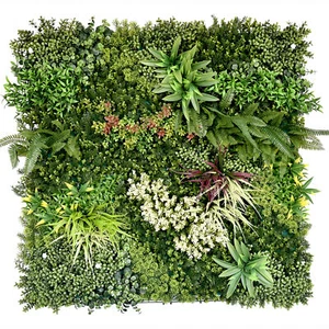 Kunstpflanzen Wanddeko JADE B 100x100cm Kunstblumen Wandverkleidung Pflanzenwand - Bild 1 von 7