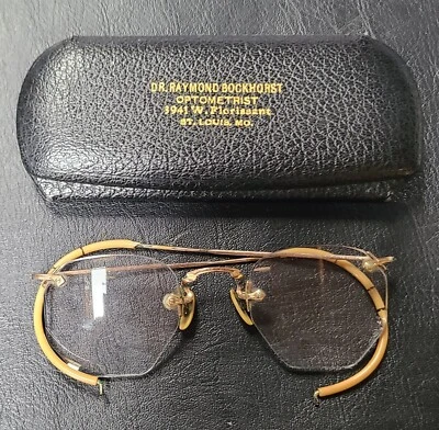 Gafas octogonales vintage con estuche original Foto 1 de 4