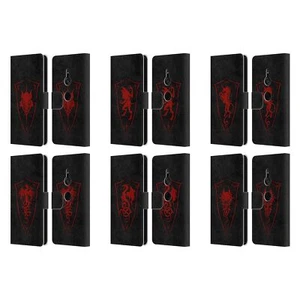 OFFICIAL CHRISTOS KARAPANOS SHIELD LEATHER BOOK WALLET CASE FOR SONY PHONES 1 - Picture 1 of 12