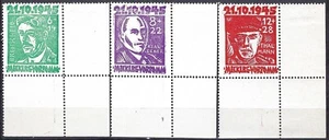 Mecklemburgo Pomerania Occidental Mi 20-22** borde de esquina UR (pliegue en el borde), MI 120 € (S1-15-6 - Imagen 1 de 1