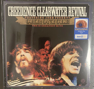 CREEDENCE CLEARWATER REVIVAL CHRONICLE 2LP WALMART EXCLUSIVE SMOKIN’ FIRE VINYL - Image 1 of 4