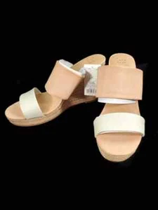 A New Day Womens Adelina Platform Wedge Sandals Beige Rope Heel Slip On 10 New - Picture 1 of 1