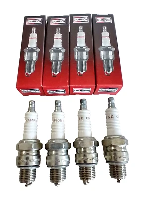 Pack de 4 Bujías Copper Plus Resisten CHAMPION L86C (306) Hechas en EE. UU. Foto 1 de 4