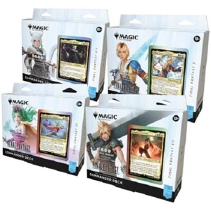 MTG Magic Final Fantasy Set of 4 COLLECTOR Commander Decks FACTORY SEALED! - Picture 1 of 1