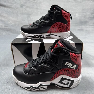 Fila MB (GS) Basketball Shoes Black Red White 3BM02071-014 Youth Big Kids' NEW - Image 1 of 4