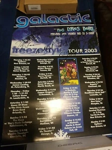 Galactic Freezestyle Poster 2003 Signed - Picture 1 of 5