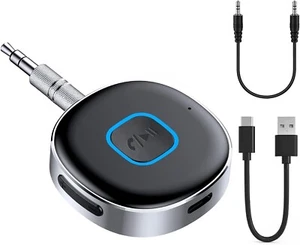 Adattatore ricevitore wireless Bluetooth5.0 audio stereo 3,5 mm jack AUX per auto di casa - Foto 1 di 21