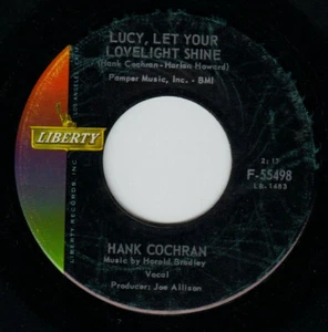 Hank Cochran 7” “Lucy, Let Your Lovelight Shine" Liberty 55498, Near Mint - Bild 1 von 2