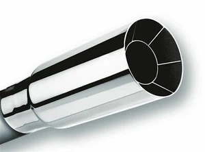 Borla 2.25" Inlet- 2.5" Outlet Single Round Intercooled Tip 20103 - Picture 1 of 2