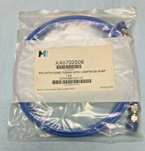 Millipore XX6702506 Polyethylene Pressure Tubing, NPT Adapters, 1/4" Diameter - Picture 1 of 3