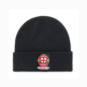 Uniesex Talla Única Manchester United FC Gorro Tejido Insignia Club de Fútbol  - Imagen 1 de 1