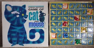 Das Spiel mit Katz und Maus Parker Brothers 1971 komplett Alter 4-10 - Bild 1 von 9