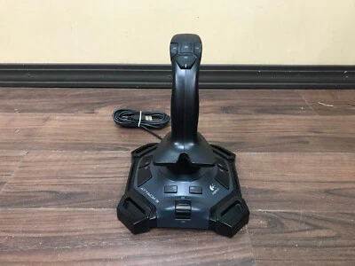 Logitech Attack 3 Gaming Joystick PC Wired USB ATK3 Flight Stick Controller - Image 1 of 4