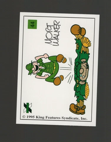 Mort Walker Auto Beetle Bailey 1995 King Features Syndicate Cover