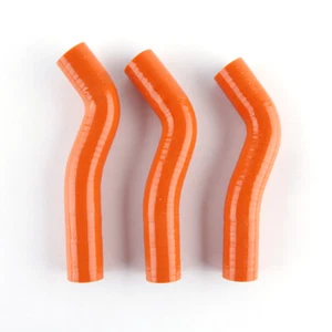 Orange For KTM 250 SXF XCF XCF-W 2007 2008 2009 2010 2011 Silicone Radiator Hose - Picture 1 of 12